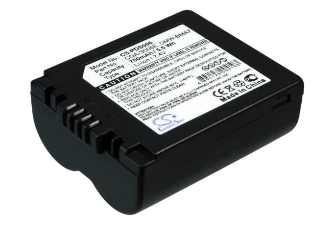 Batteria per fotocamera digitale Blu-Basic 7.4V 750MAH Li-ion per Panasonic