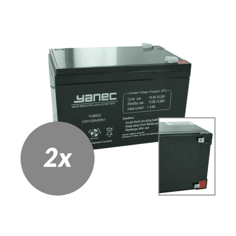 Yanec ups set sostituzione batteria rbc6 (cavi esclusi)