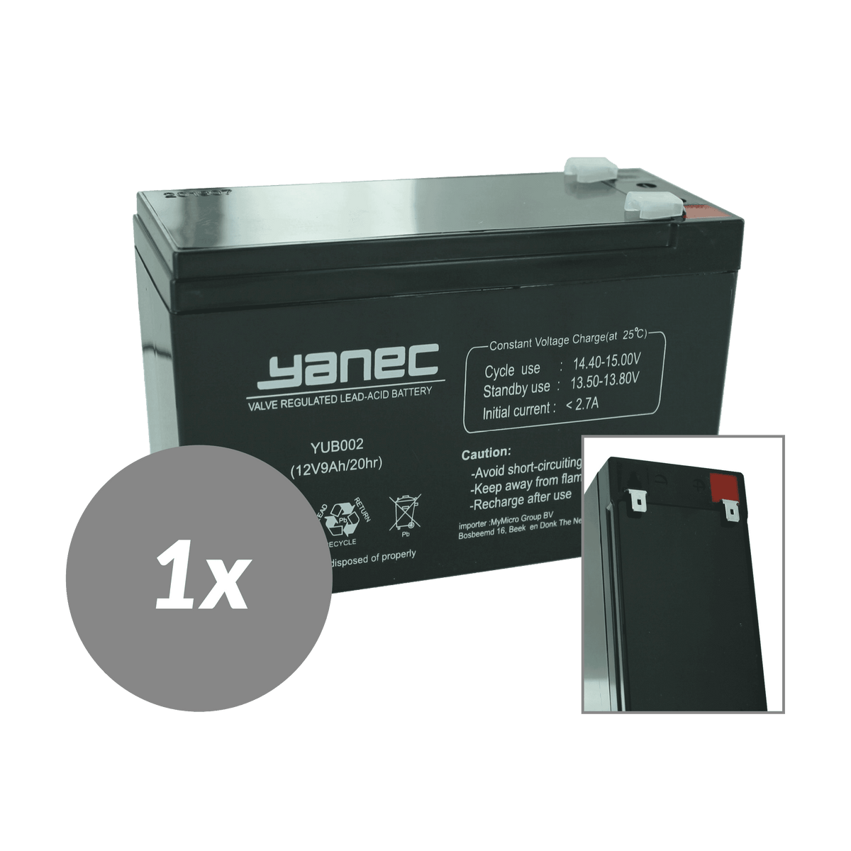 Sostituzione batteria Yanec ups rbc17 (cavi esclusi)