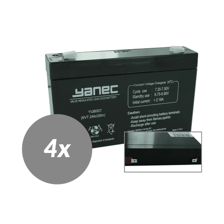 Yanec ups set sostituzione batteria rbc34 (cavi esclusi)