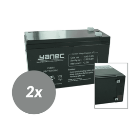 Yanec ups set sostituzione batteria rbc22 (cavi esclusi)