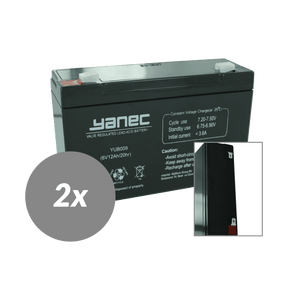 Yanec ups set sostituzione batteria rbc3 (cavi esclusi)
