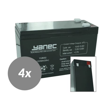 Yanec ups set sostituzione batteria rbc107 (cavi esclusi)