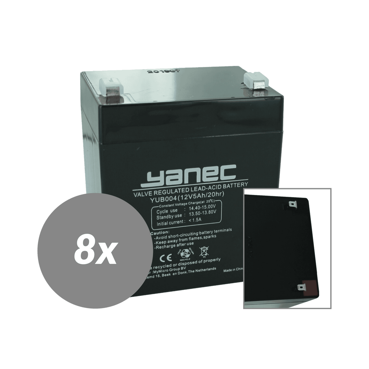 Yanec ups set sostituzione batteria rbc155 (cavi esclusi)