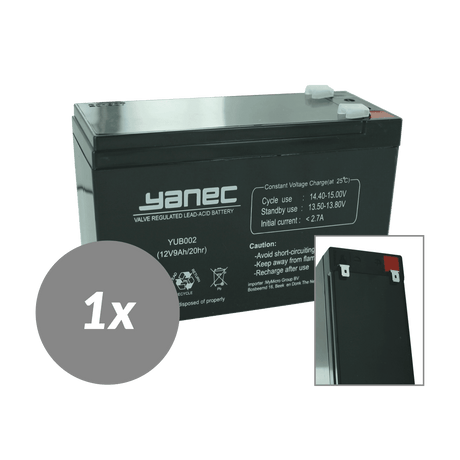 Yanec ups set sostituzione batteria rbc158 (cavi esclusi)