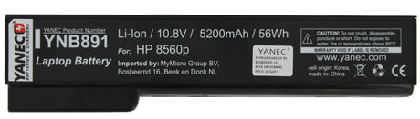 Batteria per laptop Yanec 5200Mah