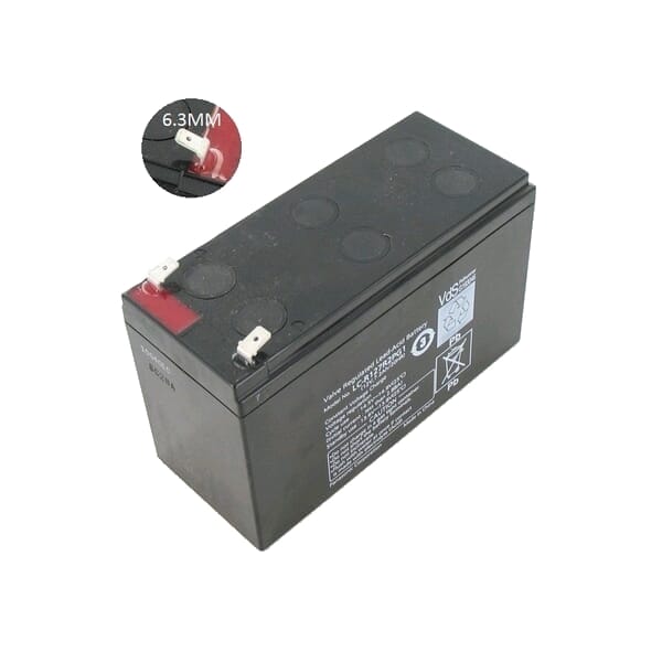 Batteria di piombo Yanec 12V 7,5ah (6,3 mm)
