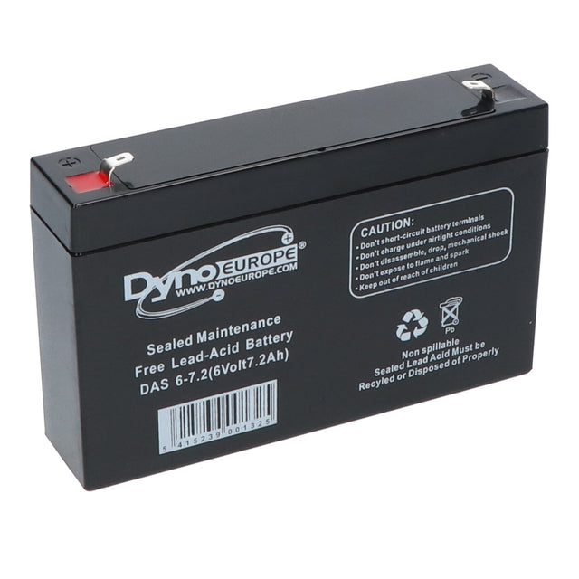 Batteria al piombo Dyno Europe 6v 7.2ah