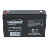 Batteria al piombo Dyno Europe 6v 7.2ah