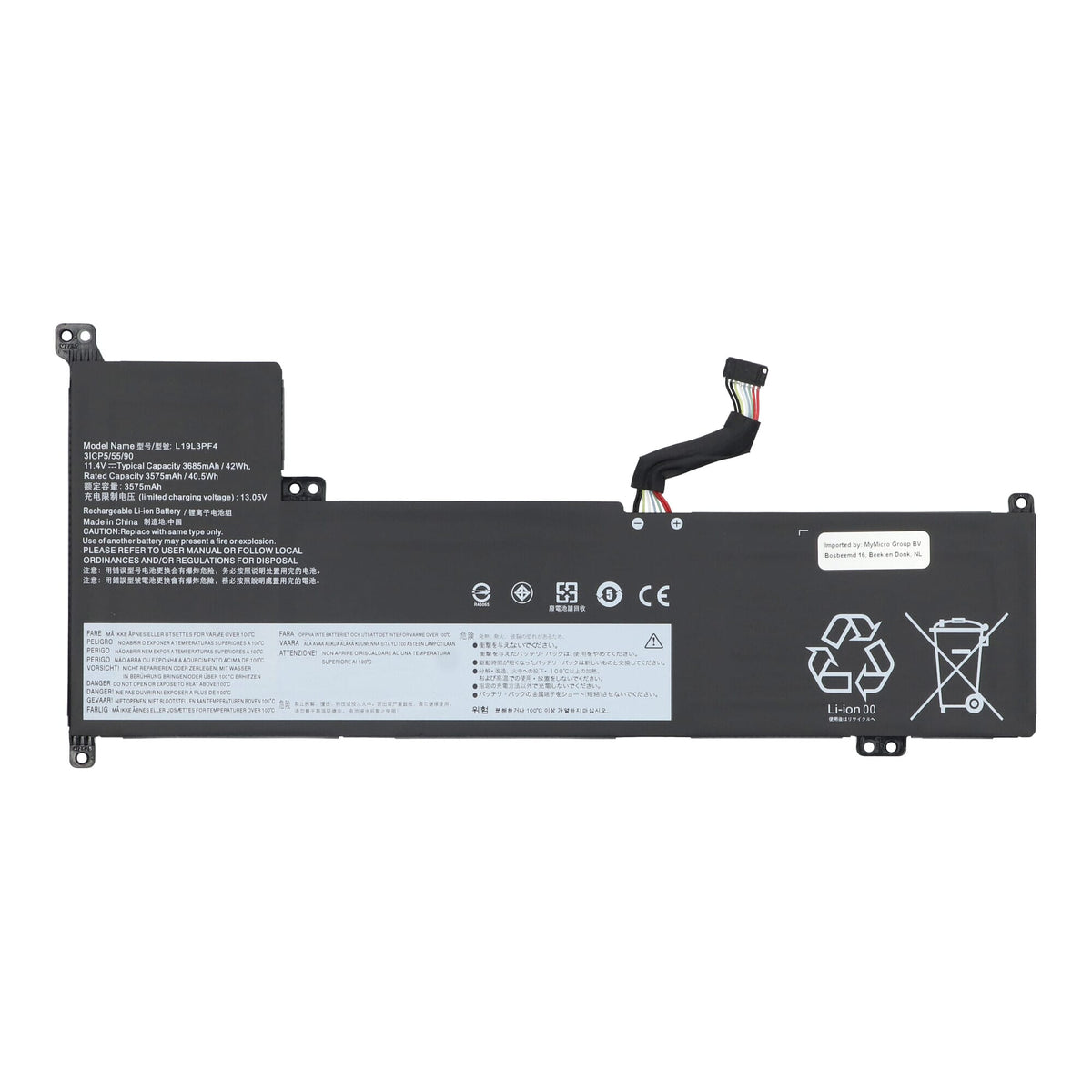 Batteria portatile lenovo 3600 mah