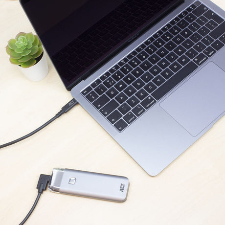 Cavo USB act ac7407 nero 2 m