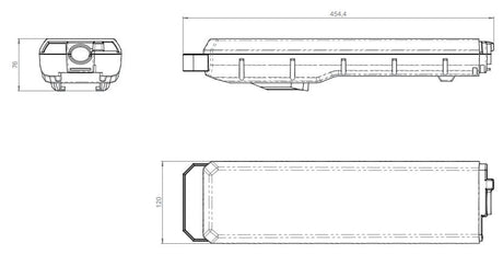 Bosch powerpack 540wh bagaglio e-bike vision