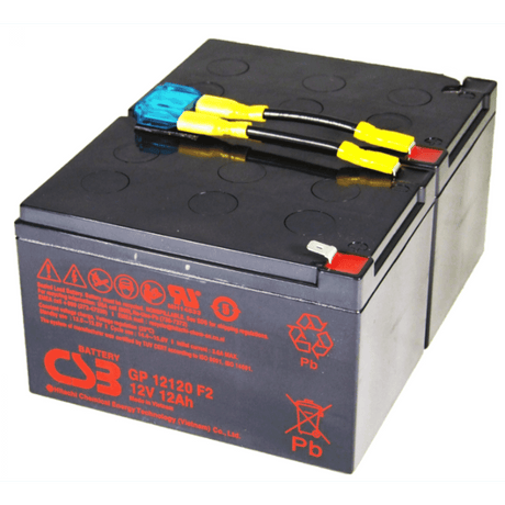 Set di sostituzione batteria CSB UPS RBC6 (incl. cavi)