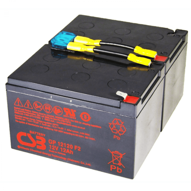 Set di sostituzione batteria CSB UPS RBC6 (incl. cavi)