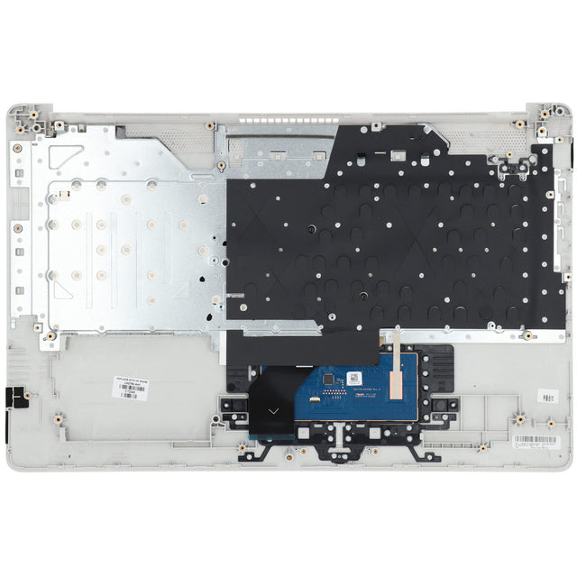 Tastiera per laptop Ty HP Azer Be + coperchio superiore - argento