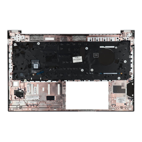 Ty tastiera per laptop hp azer be + cover superiore, nera - argento