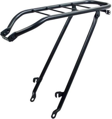 Portapacchi posteriore Steco 28 pollici Aldo 50 cm nero opaco 6 mm