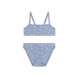 Fiore della margherita | bikini UV blu per ragazze