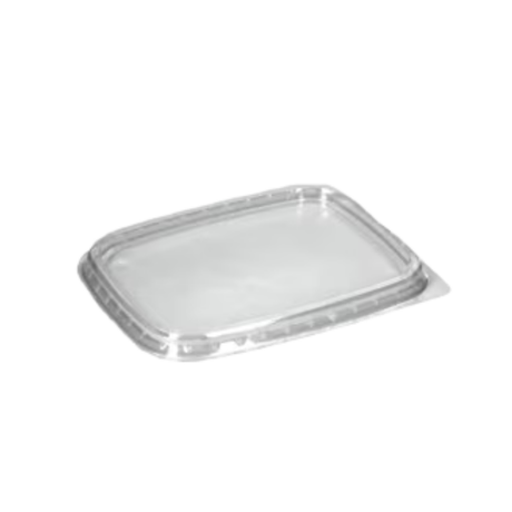 Contenitore per insalata con coperchio rettangolare apet t1 (50 pezzi da 10,8x 8,2 cm)