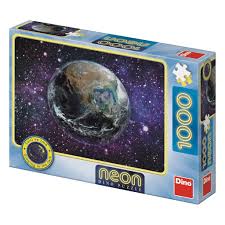 Puzzle Dinotoys - pianeta Terra che si illumina al buio - 1000 pezzi