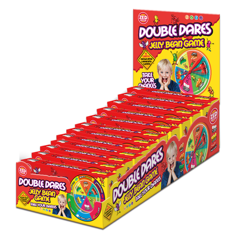 Spin box Zed Candy Double Dare Jelly Bean (12x 100 grammi)