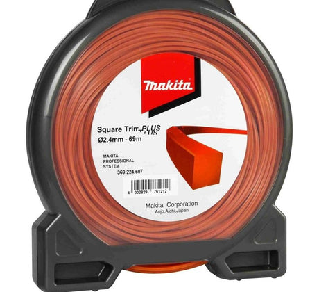 Filo falciante Makita quadrato trimplus 4 lati ø 2,4 mm - 69 m