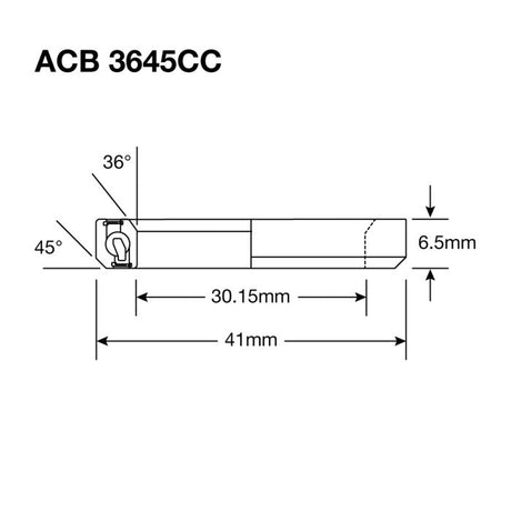 Cuscinetti enduro acb 3645 cc bo - abec 5 - ossido nero (contatto angolare) - 30,2x41x6,5 (36x45°)