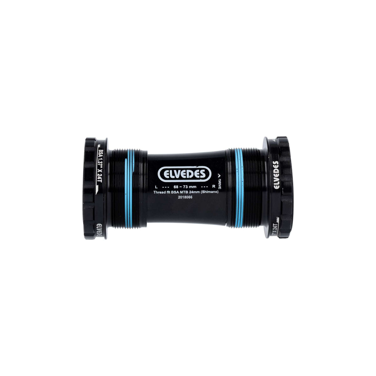 Asse giocatore Elvedes Shimano MTB ATB 24mm nero