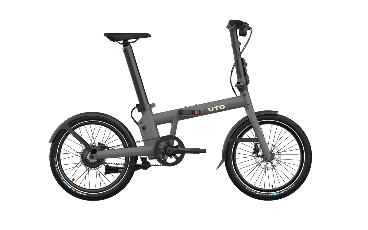 Bicicletta pieghevole elettrica Uto pro20 v2 grigia