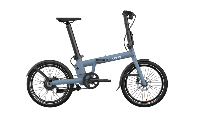 Bicicletta elettrica pieghevole Uto pro20 v2 blu