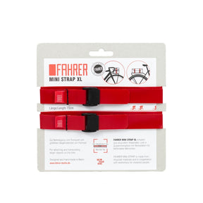 Fahrer cargo mini strap xl 70x2cm rosso (2 pezzi)