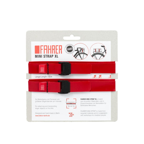 Fahrer cargo mini strap xl 70x2cm rosso (2 pezzi)