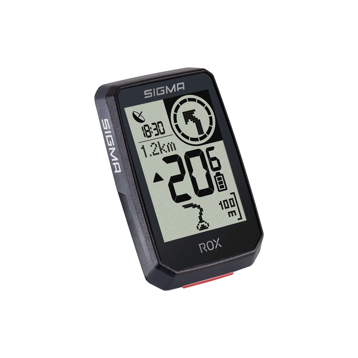 Computer da bicicletta GPS Sigma Sport Rox 2.0 Endurance nero