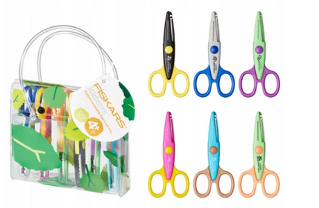 Fiskars kinderzangers, gezet 6 stukken sierschaar