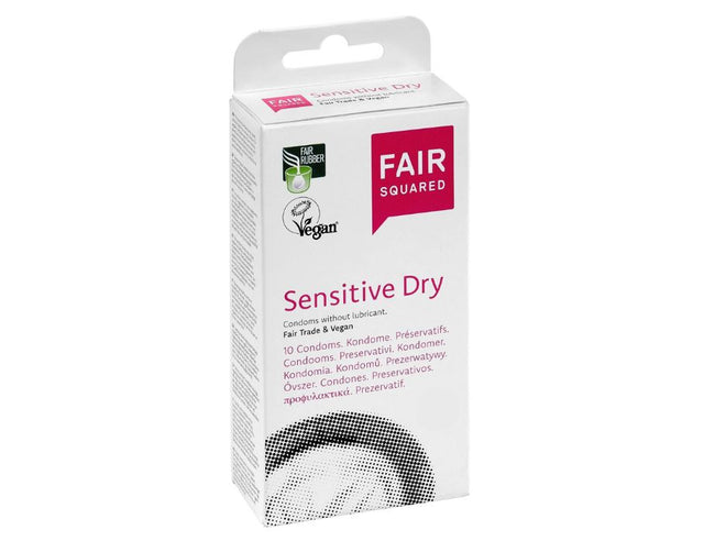 Preservativi quadrati Fair Sensitive Dry - 10 pz