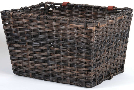 cesto in bicicletta junior marrone 30 litri