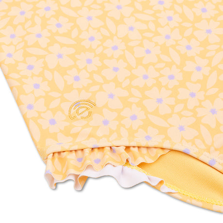 Fiorire | costume da bagno UV giallo per ragazze