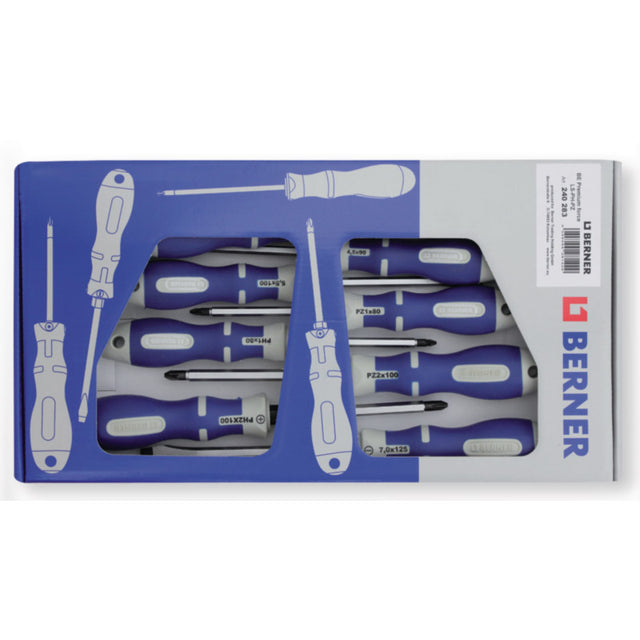Cacciavite bernese 240280 Imposta 7 pezzi con motivo