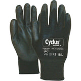Cycplus Work Gloves Pu-Flex L (9) Nero