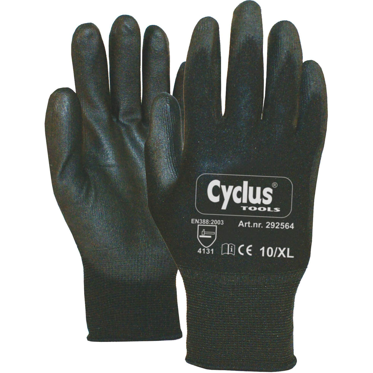 Cycplus Work Gloves Pu-Flex XL (10) Nero