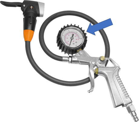 Manometro ciclo Cycplus per pistola ad aria compressa