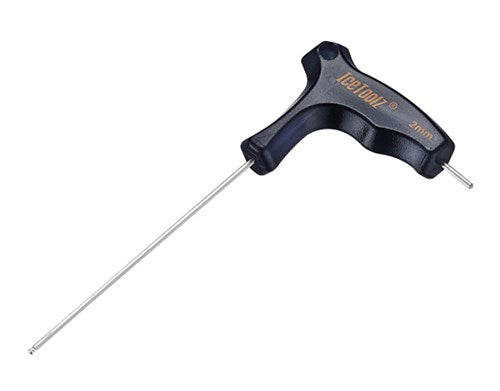 Testa a sfera da 2 mm con chiave a brugola Icetoolz