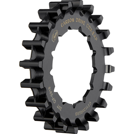 Pignone Gates cdx 20t rohloff scanalato nero