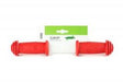 Impugnatura in bicicletta WideK Red di base - 10 cm (per coppia)