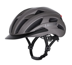 Casco Limar torino l 57-61 grigio opaco con LED