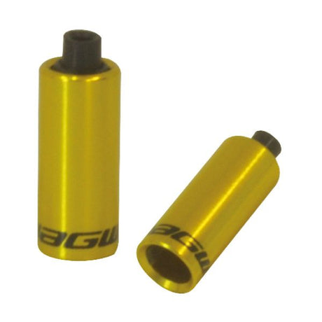 Tappi terminali Jagwire con cappuccio - spostamento da 4 mm - lega (30 pezzi) - oro