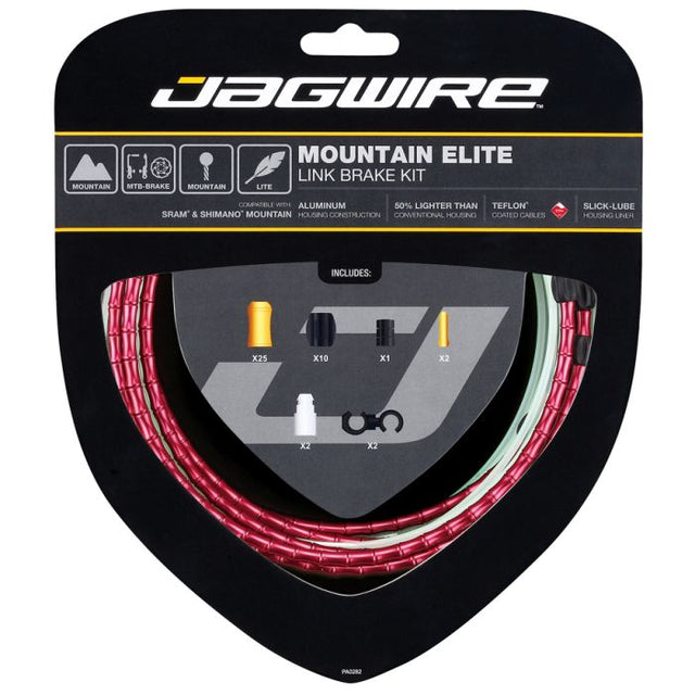 Kit freno Jagwire Mountain Elite Link - rosso
