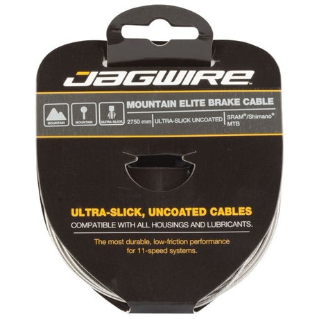Cavo freno da montagna Jagwire - acciaio inossidabile ultra-slick lucidato elite - 1.5x2750mm - sram shimano