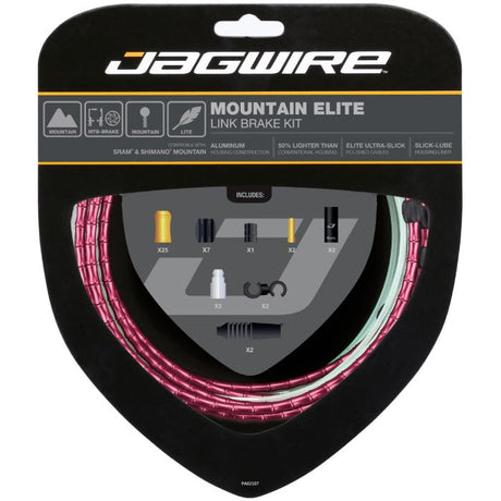 Kit freno Jagwire Mountain Elite Link - rosso