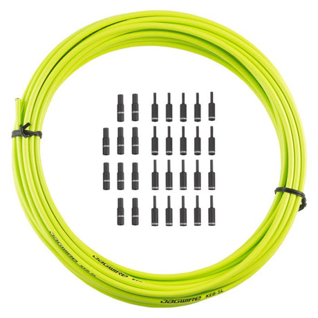 Custodia freno Jagwire Keb 5mm slick-lube (10m + tappi terminali) - verde organico